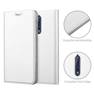 Nokia 8 2017 Cover Etui Case (Sølv)