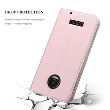 Motorola MOTO Z PLAY Cover Etui Case (Lyserød)