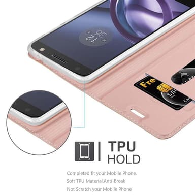 Motorola MOTO Z PLAY Cover Etui Case (Lyserød)