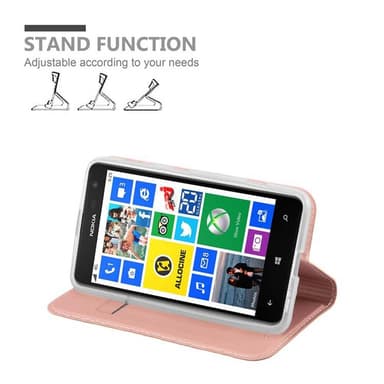 Nokia Lumia 625 Cover Etui Case (Lyserød)