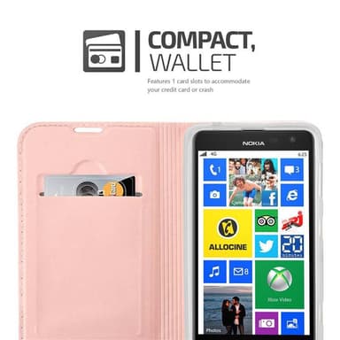 Nokia Lumia 625 Cover Etui Case (Lyserød)