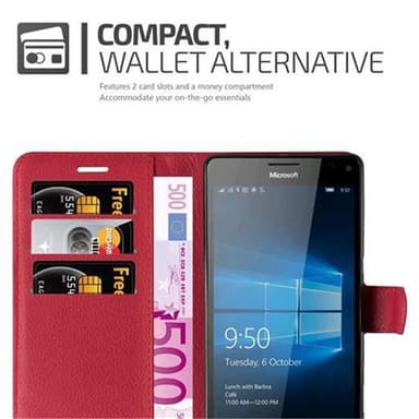 Nokia Lumia 950 XL Pungetui Cover Case (Rød)