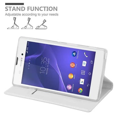 Sony Xperia T3 Cover Etui Case (Sølv)