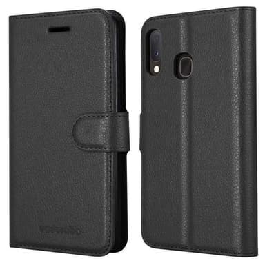 Samsung Galaxy A40 Pungetui Cover Case (Sort)