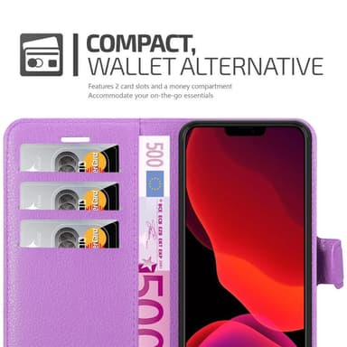 iPhone 12 / 12 PRO Pungetui Cover Case (Lilla)