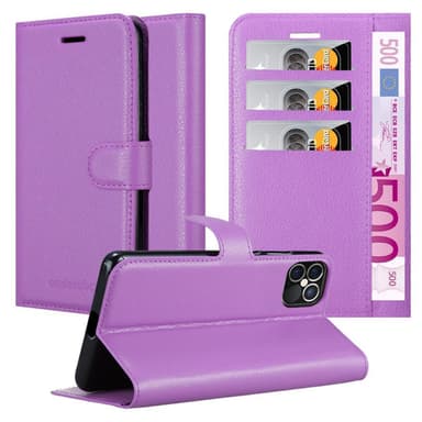 iPhone 12 / 12 PRO Pungetui Cover Case (Lilla)