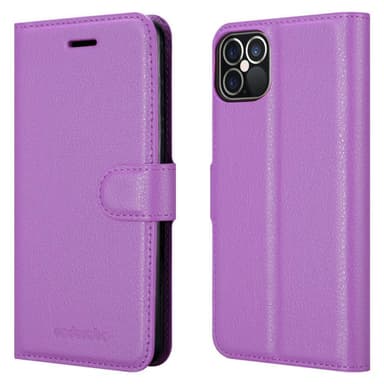 iPhone 12 / 12 PRO Pungetui Cover Case (Lilla)