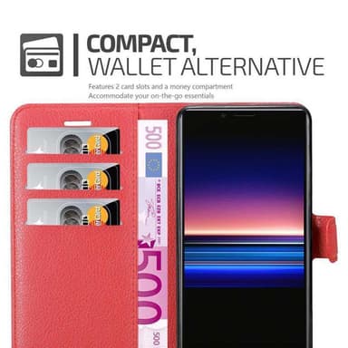 Sony Xperia 1 / Xperia XZ4 Pungetui Cover Case (Rød)