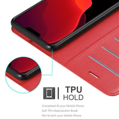 iPhone 12 / 12 PRO Pungetui Cover Case (Rød)
