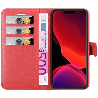 iPhone 12 / 12 PRO Pungetui Cover Case (Rød)