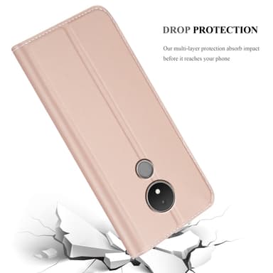 Nokia C21 Cover Etui Case (Lyserød)