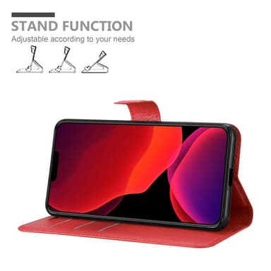 iPhone 12 / 12 PRO Pungetui Cover Case (Rød)