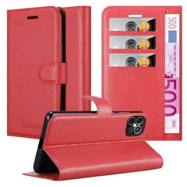 iPhone 12 / 12 PRO Pungetui Cover Case (Rød)