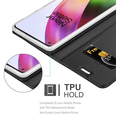 OnePlus 8 Cover Etui Case (Sort)