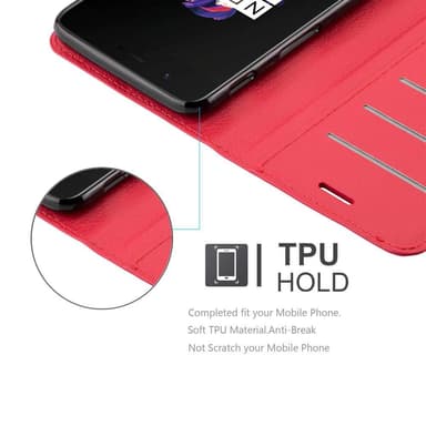 OnePlus 5 Pungetui Cover Case (Rød)