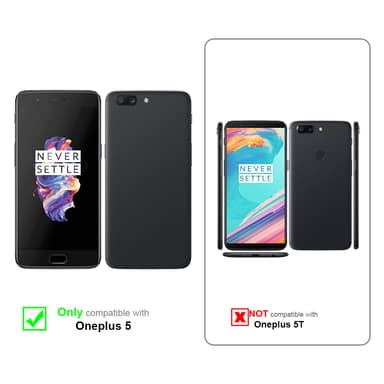 OnePlus 5 Pungetui Cover Case (Rød)