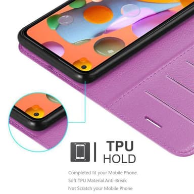 Samsung Galaxy A11 / M11 Pungetui Cover Case (Lilla)