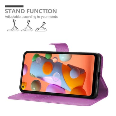 Samsung Galaxy A11 / M11 Pungetui Cover Case (Lilla)