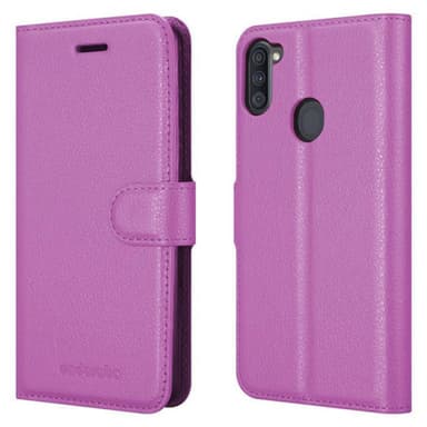 Samsung Galaxy A11 / M11 Pungetui Cover Case (Lilla)