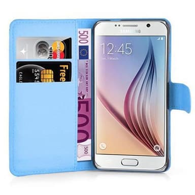 Samsung Galaxy S6 Pungetui Cover Case (Blå)