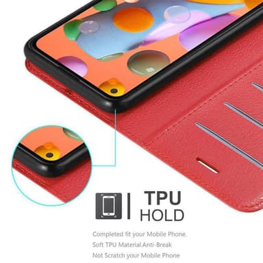 Samsung Galaxy A11 / M11 Pungetui Cover Case (Rød)