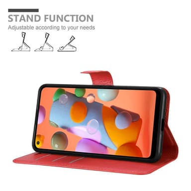 Samsung Galaxy A11 / M11 Pungetui Cover Case (Rød)