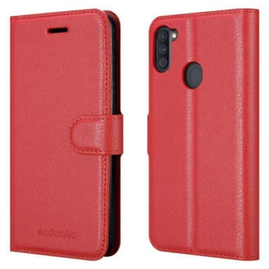 Samsung Galaxy A11 / M11 Pungetui Cover Case (Rød)