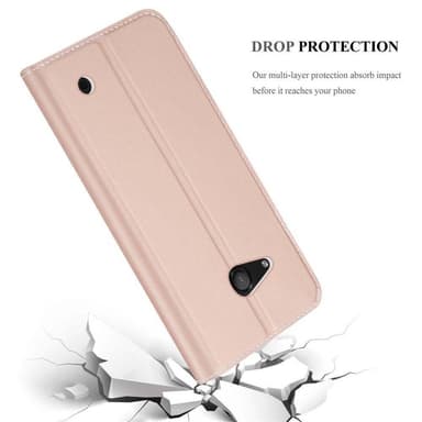 Nokia Lumia 550 Cover Etui Case (Lyserød)