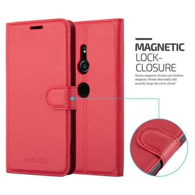 Sony Xperia XZ2 Pungetui Cover Case (Rød)