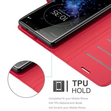 Sony Xperia XZ2 Pungetui Cover Case (Rød)