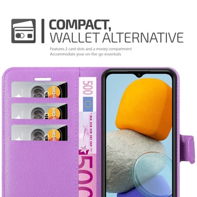 Samsung Galaxy M23 5G Pungetui Cover Case (Lilla)