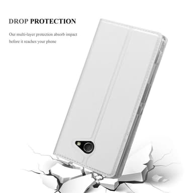 Sony Xperia M2 / M2 AQUA Cover Etui Case (Sølv)