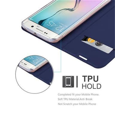 Samsung Galaxy S6 EDGE Cover Etui Case (Blå)