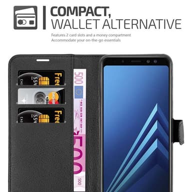 Samsung Galaxy A8 2018 Pungetui Cover Case (Sort)