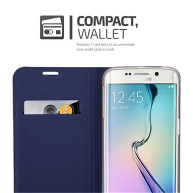 Samsung Galaxy S6 EDGE Cover Etui Case (Blå)