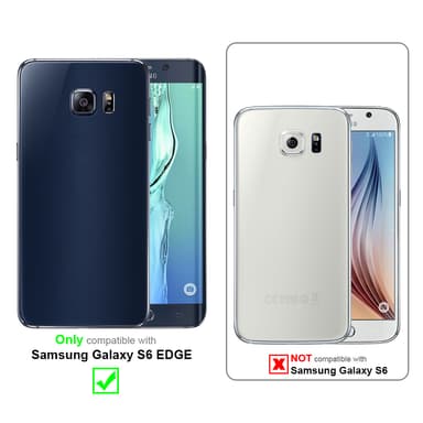 Samsung Galaxy S6 EDGE Cover Etui Case (Blå)