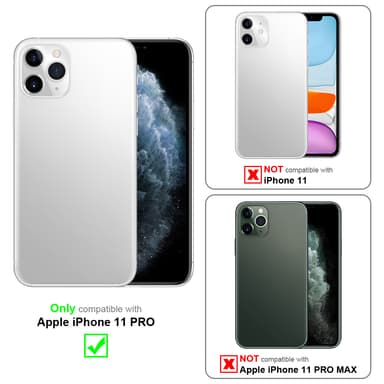 iPhone 11 PRO Pungetui Cover Case (Sort)