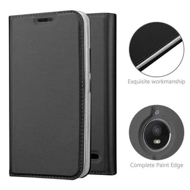 Motorola MOTO E4 Cover Etui Case (Sort)