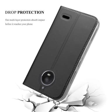 Motorola MOTO E4 Cover Etui Case (Sort)