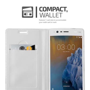 Nokia 3 2017 Cover Etui Case (Sølv)