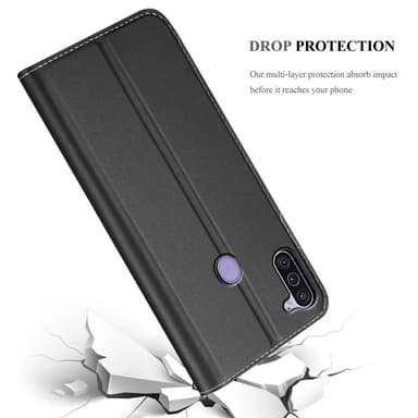 Samsung Galaxy A11 / M11 Cover Etui Case (Sort)