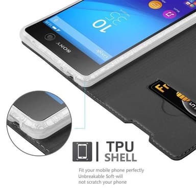 Sony Xperia M5 Cover Etui Case (Sort)