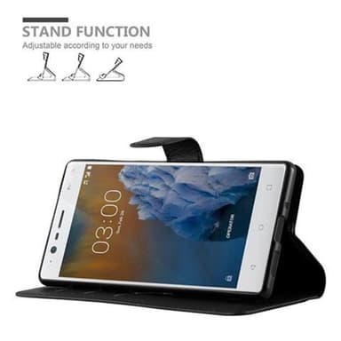 Nokia 3 2017 Pungetui Cover Case (Sort)