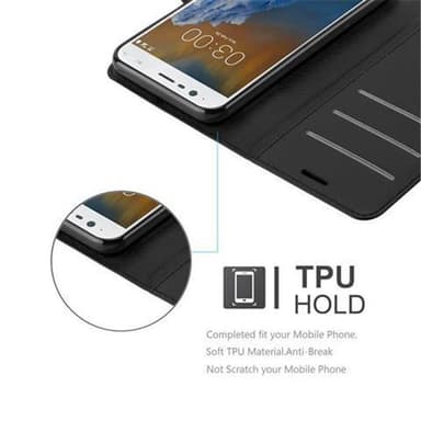 Nokia 3 2017 Pungetui Cover Case (Sort)