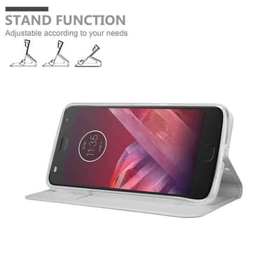 Motorola MOTO Z2 Cover Etui Case (Sølv)