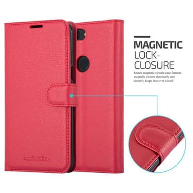 OnePlus 5T Pungetui Cover Case (Rød)
