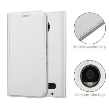 Motorola MOTO Z2 Cover Etui Case (Sølv)