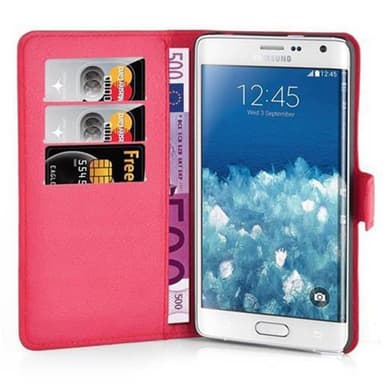 Samsung Galaxy NOTE EDGE Pungetui Cover Case (Rød)