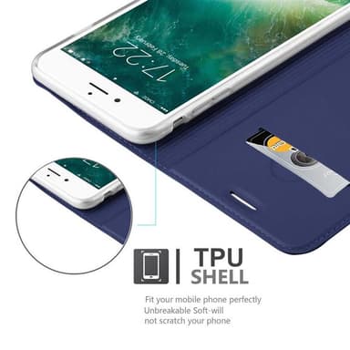 iPhone 7 PLUS / 7S PLUS / 8 PLUS Cover Etui Case (Blå)