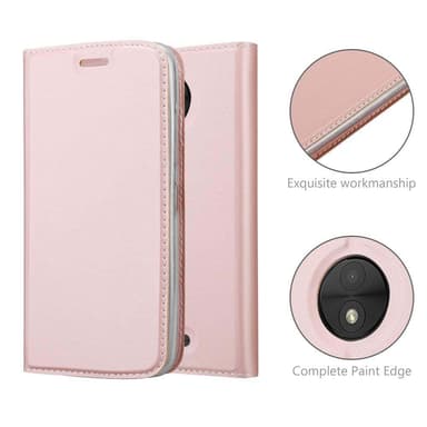 Motorola MOTO C PLUS Cover Etui Case (Lyserød)